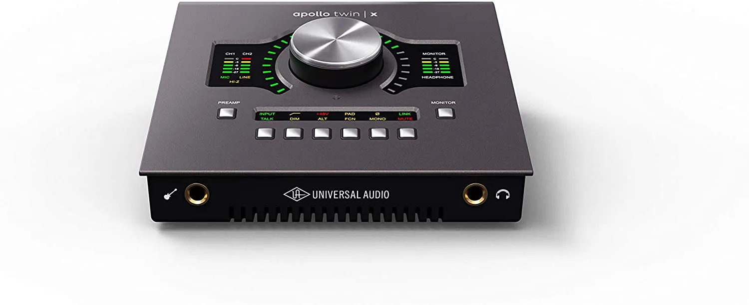 UNIVERSAL AUDIO Apollo Twin X QUAD Heritage Edition (Desktop/Mac/Win/TB3)