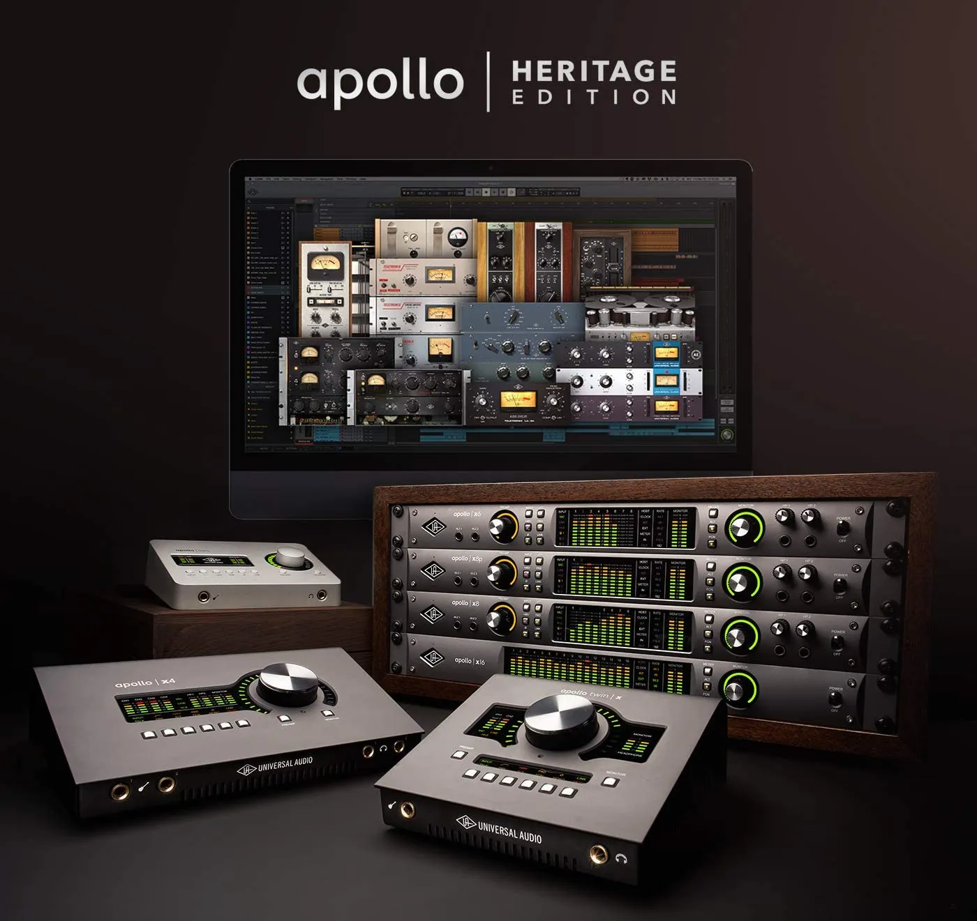 UNIVERSAL AUDIO Apollo Twin X QUAD Heritage Edition (Desktop/Mac/Win/TB3)