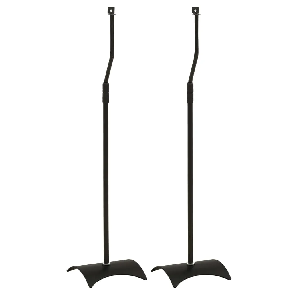 Universal Speaker Stand Black 2 pcs