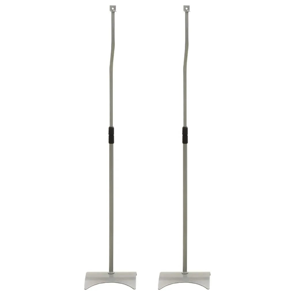 Universal Speaker Stand Silver 2 pcs