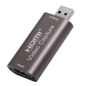 Video Capture Card 3.0 - HDMI to USB 3.0- Recording Box Streaming Broadcast Game Recording