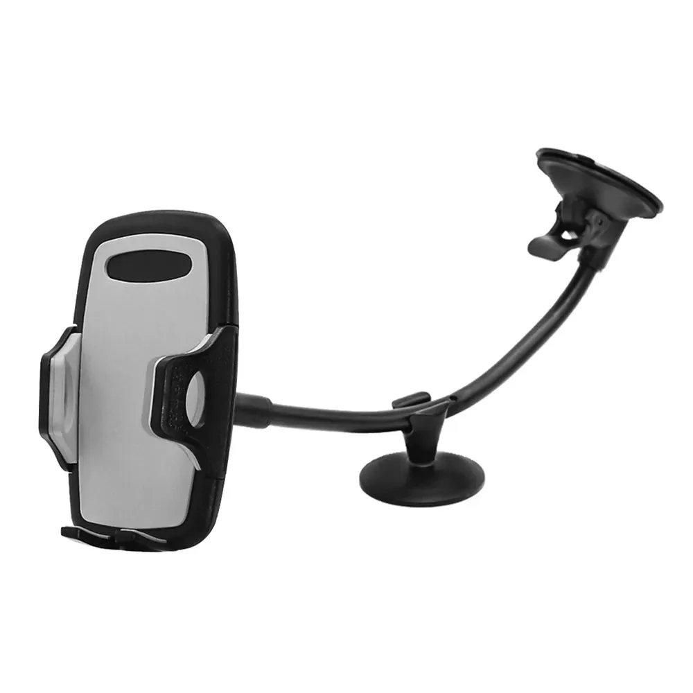 Windshield Car Phone Mount Universal Cell Phone Holder Stand Long Arm Holder for iPhone 11 12 13 Pro Xs Max Xiaomi Huawei